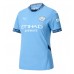 Camiseta Manchester City Ilkay Gundogan #19 Primera Equipación Replica 2024-25 para mujer mangas cortas